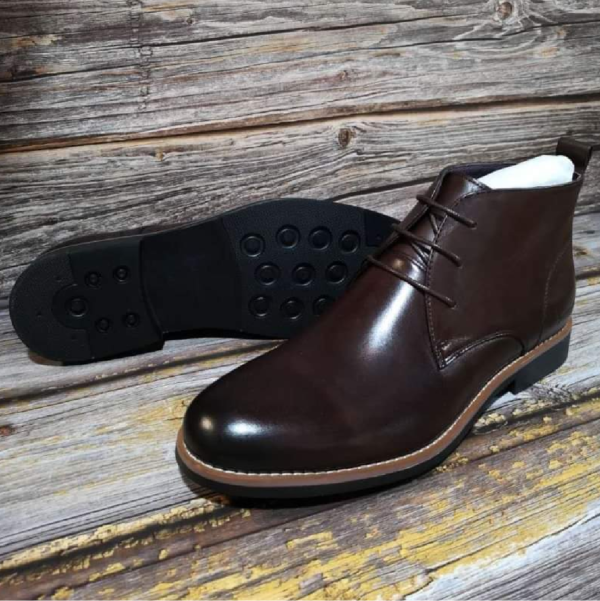 Classic Dark Tan Leather boots